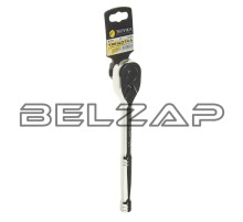 Ключ трещотка 1/2" 72 зуба 260мм прямая металлическая рукоятка, ER-71272, ЭВРИКА